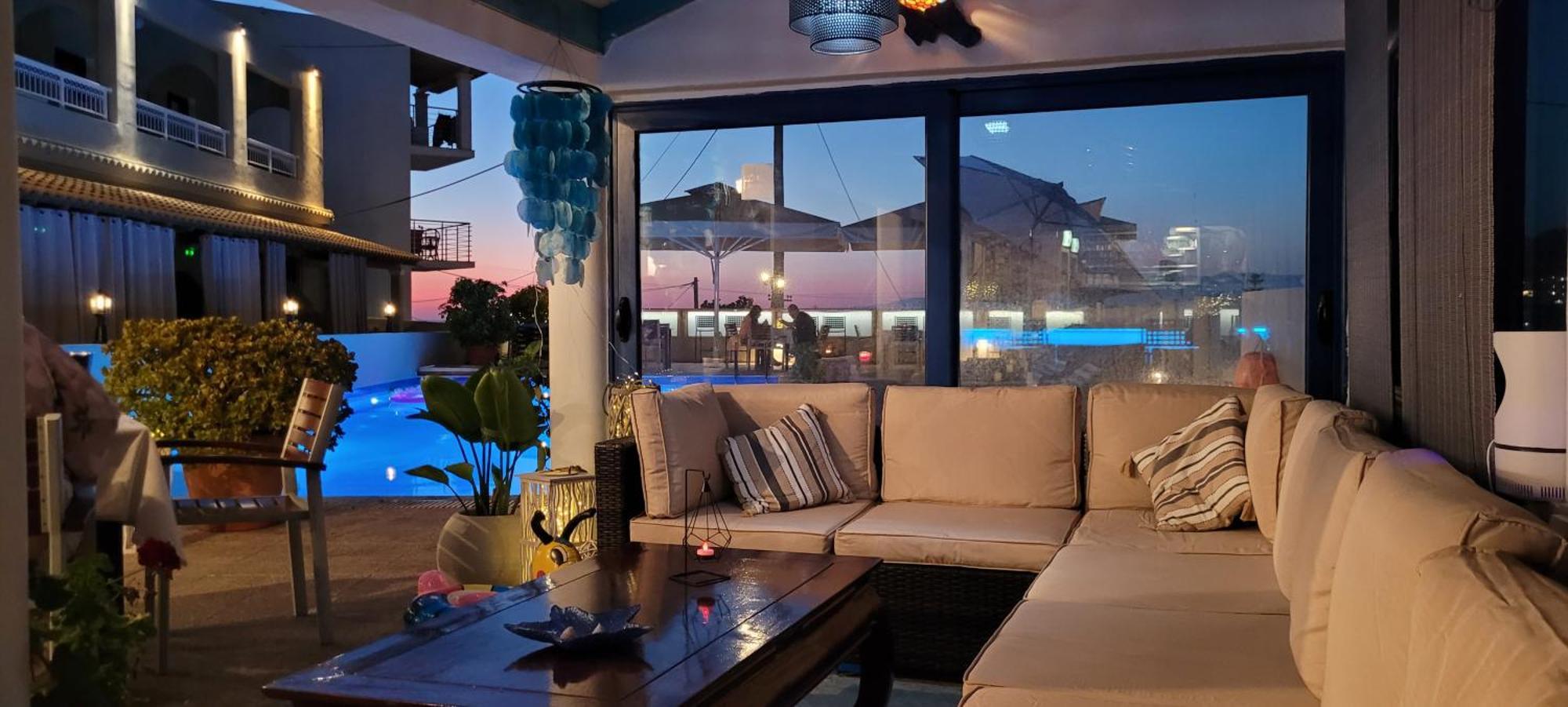 Sunsea Wellness Resort Агиос Стефанос Экстерьер фото